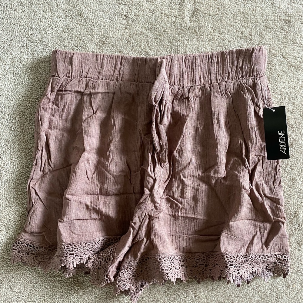 Ardene Mauve High Waist Shorts
